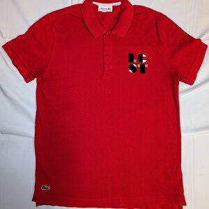 Lacoste Polo Shirt Men’s L Red Classic Fit
